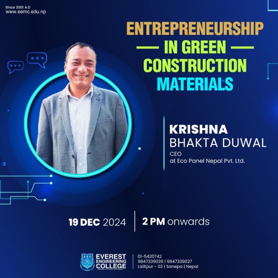 Entrepreneurship in green construction materials